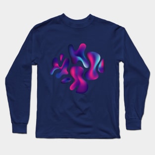 Abstract Colorful Liquid Long Sleeve T-Shirt
